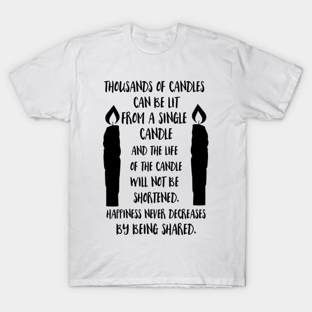 Thousand of candles T-Shirt by deificusArt